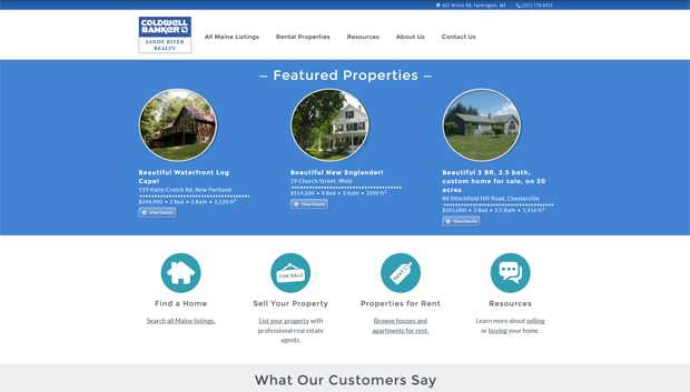 Sandy River Realty Homepage